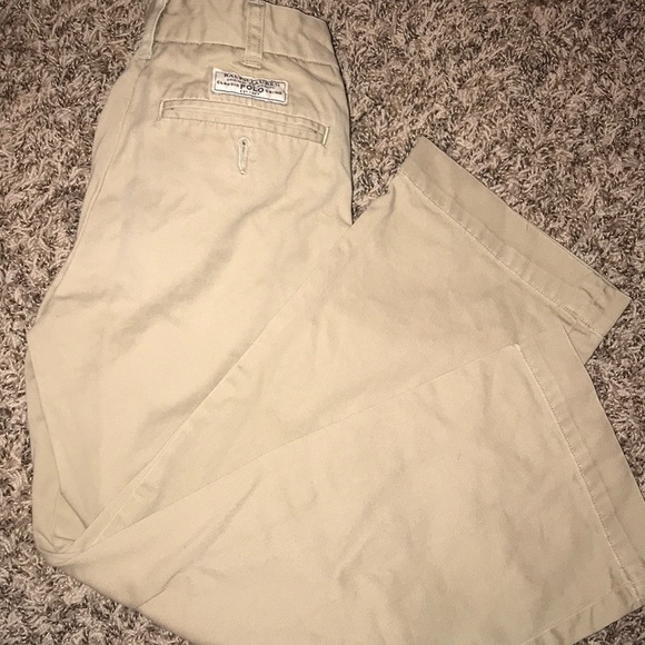 Boys Polo Tan Khakis Pants - Picture 3 of 4